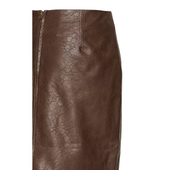 Ichi IHKILAVI Mini Skirt 2025 Fall Release, Size 36 (Med) Color Coffee Bean - Picture 5 of 5